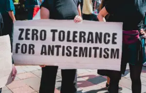 zero tolerance for antisemitism